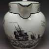 Pearlware pottery jug made for the American market 'Sailor's Farewell', circa 1820