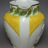 Commemorative prattware pottery jug, Duke of Wellington, circa 1815