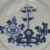 London delft plate, circa 1750