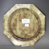 Whieldon type, creamware pottery silver shaped plate decorated with oxides under the glaze, circa 1770