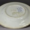Pearlware pottery cup plate decorated with a transfer print of 'American Marine', circa 1836