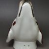 Porcelain pottery 'Copeland and Garret' hounds head stirrup cup, circa 1850