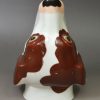 Porcelain pottery 'Copeland and Garret' hounds head stirrup cup, circa 1850