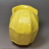 Canary yellow toy cradle, circa 1820