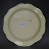 Creamware pottery plate with James Bakewell type enamel decoration, circa 1770 Wedgwood