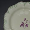 Creamware pottery plate with James Bakewell type enamel decoration, circa 1770 Wedgwood