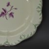 Creamware pottery plate with James Bakewell type enamel decoration, circa 1770 Wedgwood