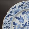 London delft charger, circa 1740