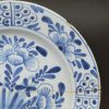 London delft charger, circa 1740