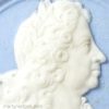 Wedgwood jasper ware disc of King George I, circa 1800