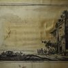Monochrome needlework picture 'THE COUNTRY WAKE', circa 1820