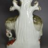 Staffordshire pottery circus elephant spill vase, circa 1860