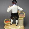 Alcock pottery figure of a man going to market, circa 1830