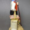 Alcock pottery figure of a man going to market, circa 1830