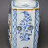 Prattware pottery 'Macaron' tea canister, circa 1810