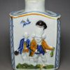Prattware pottery 'Macaron' tea canister, circa 1810