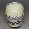 Pearlware pottery toy cradle and baby, circa 1820