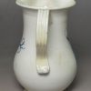 Small Staffordshire white saltglaze stoneware jug with scratch blue decoration, circa 1760