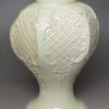 Pair of Staffordshire saltglaze stoneware vases, circa 1860