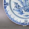 London delft tile decorated in blue, circa 1760