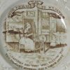 Pearlware pottery child's plate 'POOR RICHARD'S WAY TO WEALTH', circa 1840