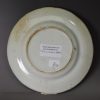 Pearlware pottery child's plate 'POOR RICHARD'S WAY TO WEALTH', circa 1840