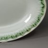 Pearlware pottery shell edge platter, circa 1800
