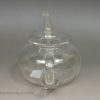 Glass invalid feeding cup, circa 1850