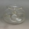 Glass invalid feeding cup, circa 1850