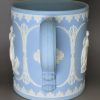Adams jasperware mug decorated with classical sprigs, circa 1880