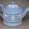 Wedgwood jasperware teapot, circa 1869