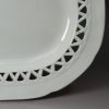 Small pearlware pottery pierced platter, circa 1800
