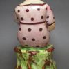 Staffordshire pearlware pottery figure of a mother and daughter, circa 1820