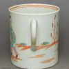 Liverpool porcelain polychrome Chinoiserie coffee can, circa 1760