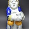 Prattware pottery Toby Jug decorated with colours under a pearlware glaze, circa 1820