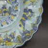 Large Dutch Delft buckle dish, circa 1690