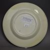 Pearlware pottery child's plate decorated with a print 'GOING TO SCHOOL' and overglaze enamels, circa 1820