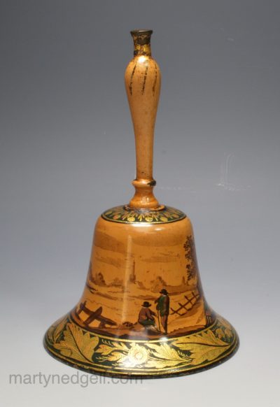 Metal bell decorated with enamels, circa 1820