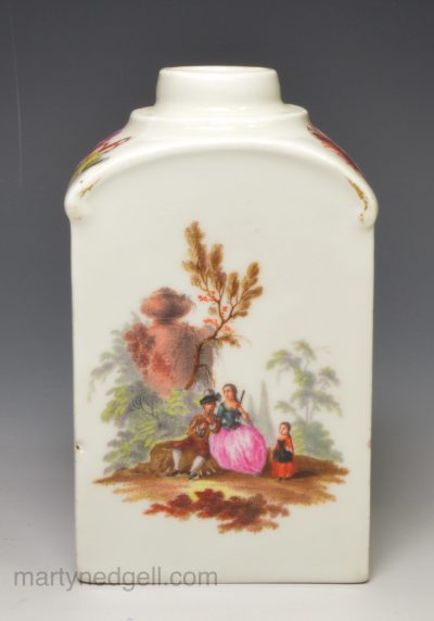 Berlin porcelain tea canister, circa 1780