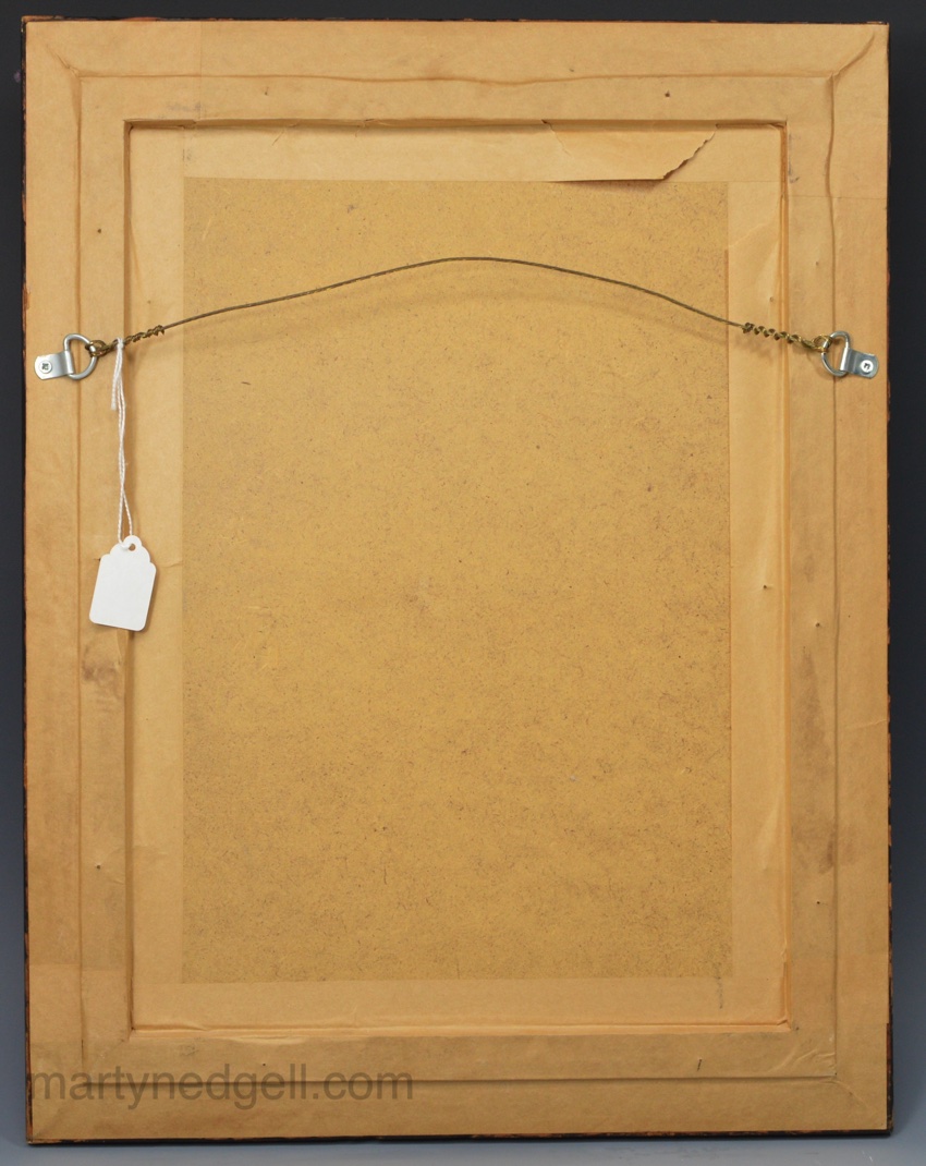 Reverse print on glass 'The MACARONI PAINTER, or BILLY DIMPLE sitting for his PICTURE', circa 1772