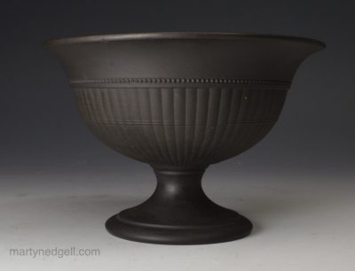 Wedgwood black basalt footed bowl, circa 1800