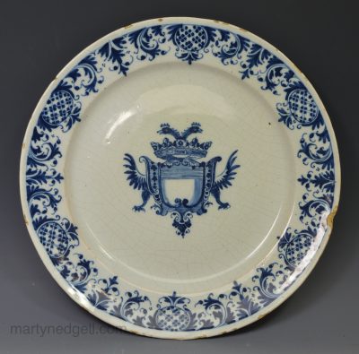 Dutch Delft plate, circa 1720