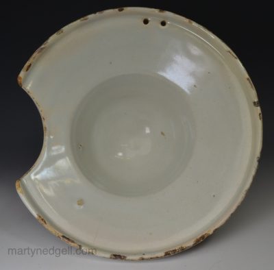 Dutch Delft barber's bowl, circa 1700