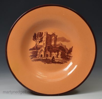 Don pottery chalcedony plate, circa 1820
