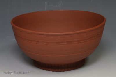 Staffordshire red stoneware bowl, circa 1770