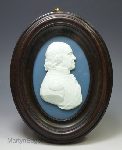 Cameo moulded of Admiral Howe by James Tassie, dated 1798